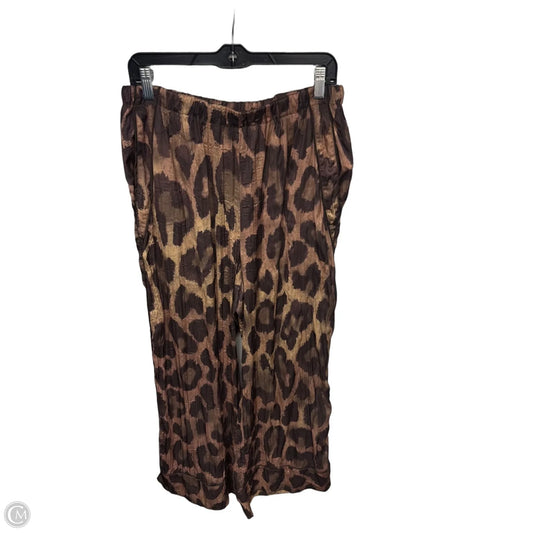Pants Wide Leg By Free People In Animal Print, Size: L