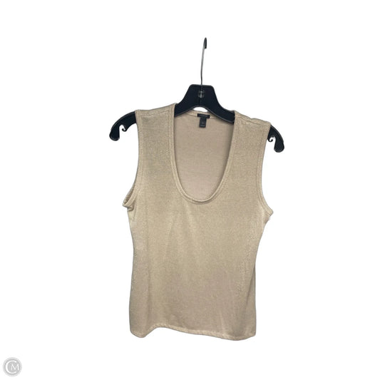 Top Sleeveless By J. Crew In Gold, Size: S