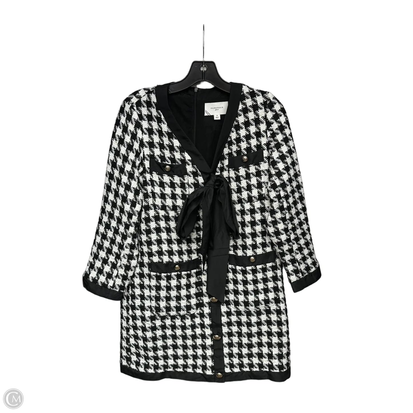 Dress Work By Pomander Place In Black & White, Size: S