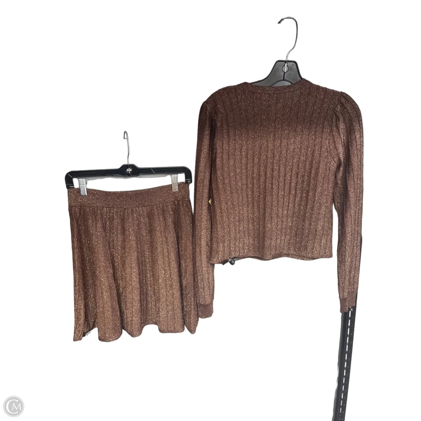 Skirt Set 2pc By Hyacinth House In Bronze, Size: M