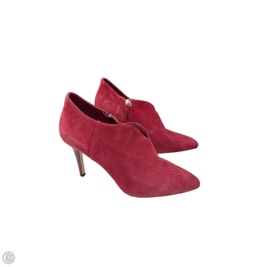 Boots Ankle Heels By White House Black Market In Red, Size: 8