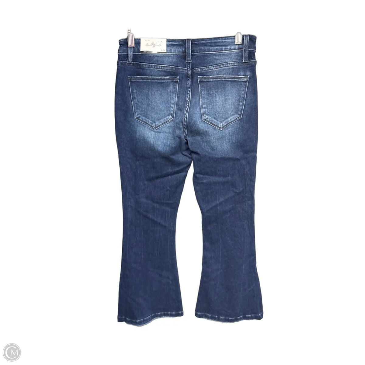 Jeans Flared By Clothes Mentor In Blue Denim, Size: 28