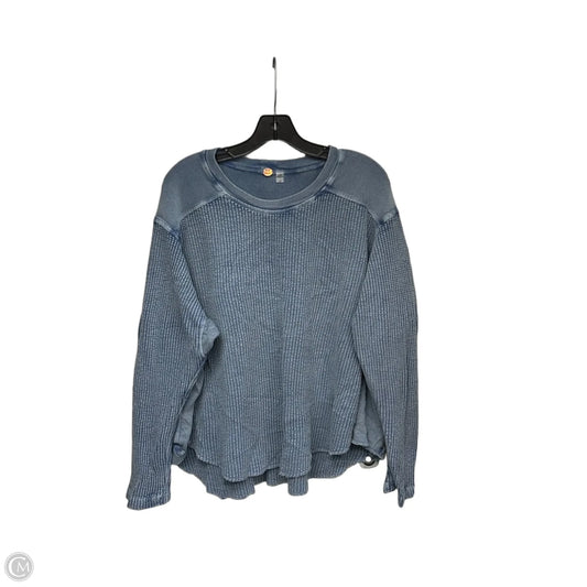 Top Long Sleeve By Free People In Blue, Size: Xs