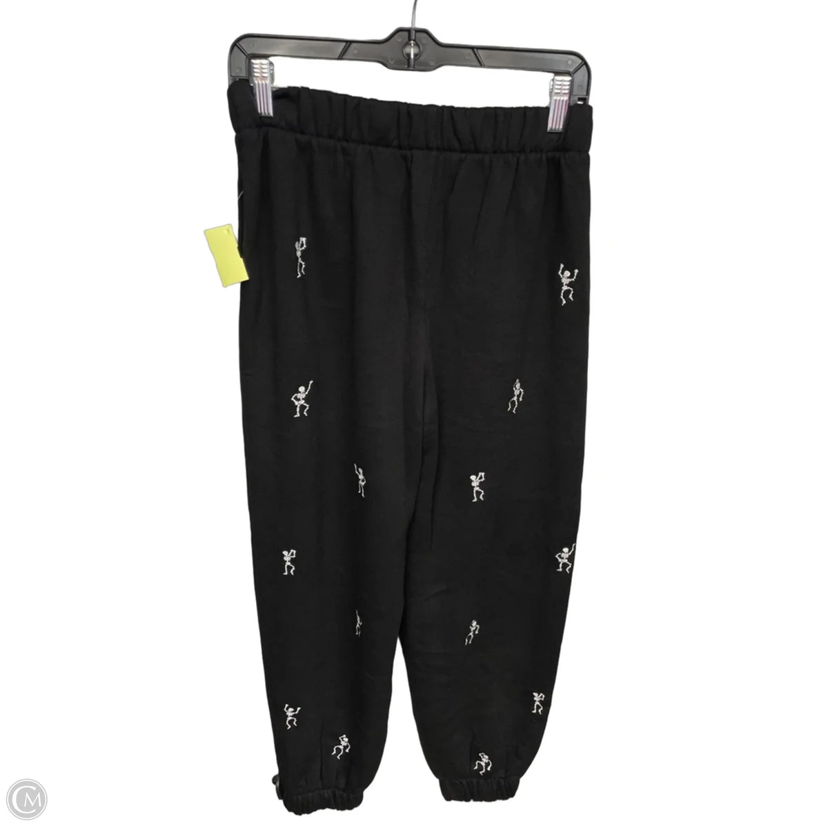 Athletic Pants By Clothes Mentor In Black & White, Size: L