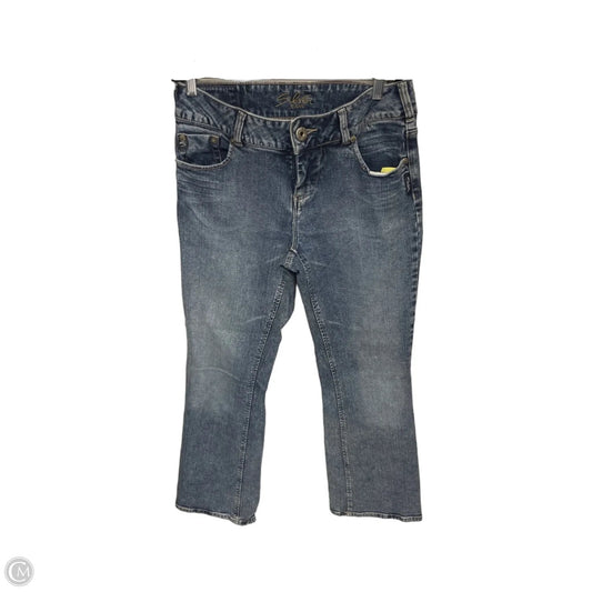 Jeans Boot Cut By Silver In Blue Denim, Size: 4