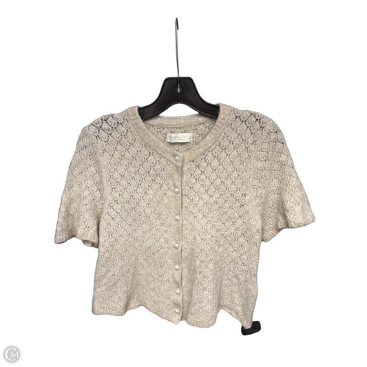 Cardigan By Abercrombie And Fitch In Cream, Size: S