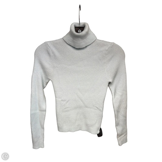 Top Long Sleeve By Abercrombie And Fitch In Aqua, Size: S