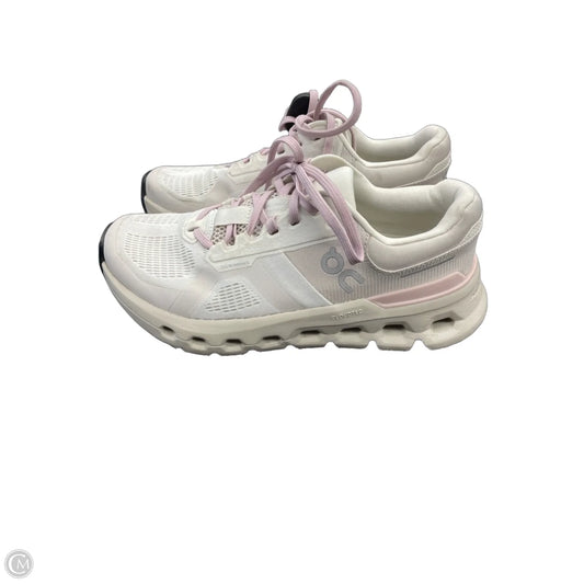 Shoes Athletic By On In Pink & White, Size: 7.5