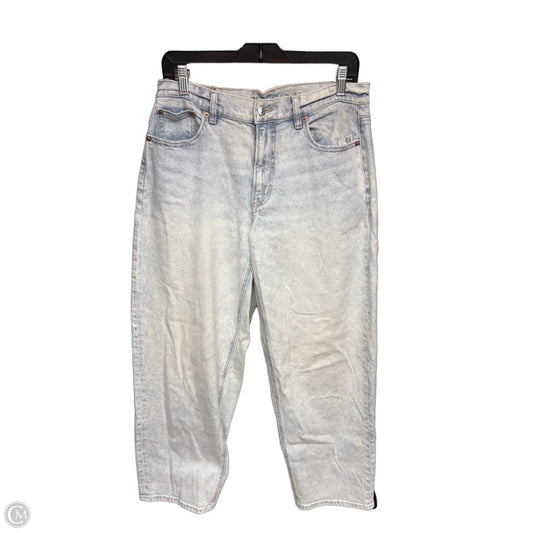 Jeans Wide Leg By American Eagle In Blue Denim, Size: 6