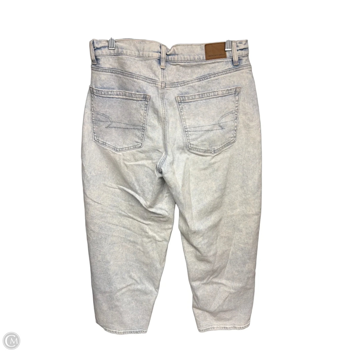 Jeans Wide Leg By American Eagle In Blue Denim, Size: 6
