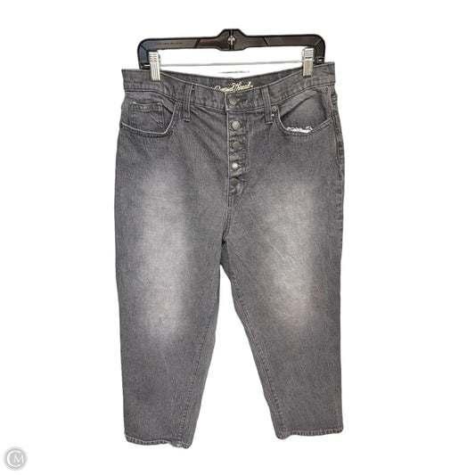 Jeans Wide Leg By Universal Thread In Grey Denim, Size: 12