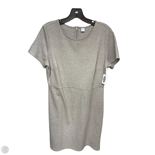 Dress Casual Midi By Old Navy In Grey, Size: Lp