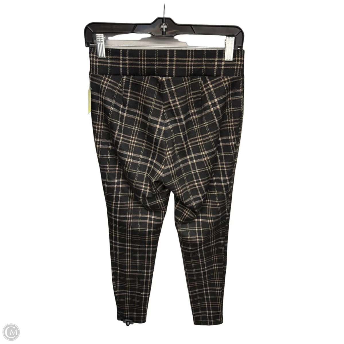 Pants Leggings By Loft In Plaid Pattern, Size: Xs