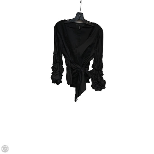 Top 3/4 Sleeve By White House Black Market In Black, Size: 12