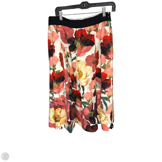 Skirt Maxi By White House Black Market In Floral Print, Size: 10