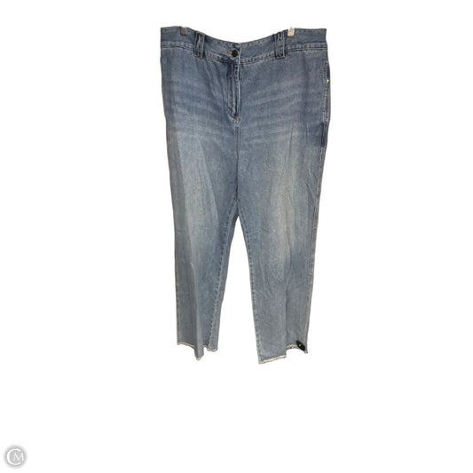 Jeans Wide Leg By Cmb In Blue Denim, Size: Xxl