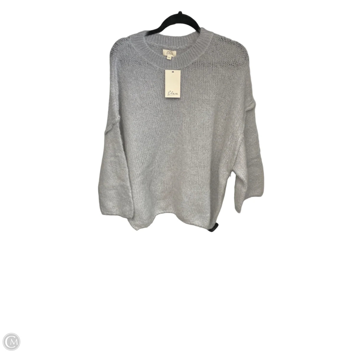 Sweater By Elan In Grey, Size: Xl