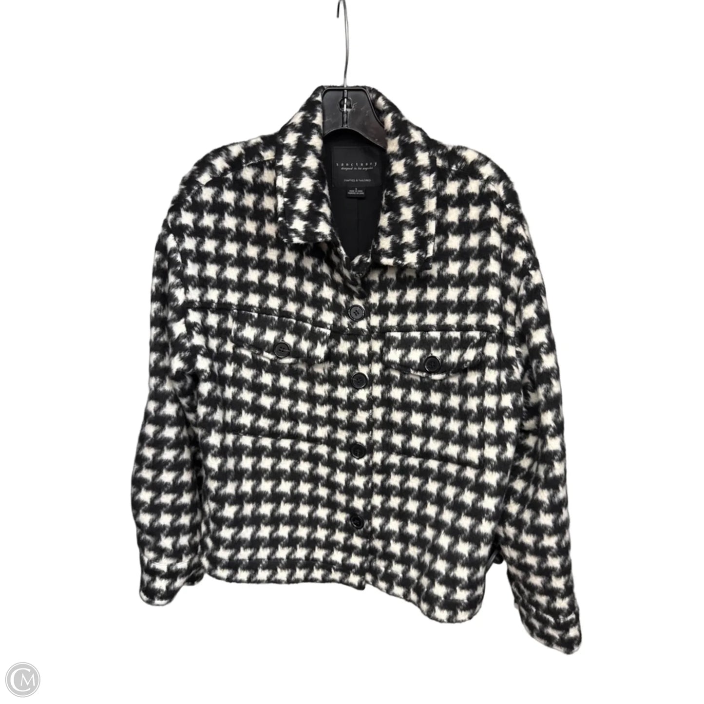 Jacket Other By Sanctuary In Black & White, Size: S
