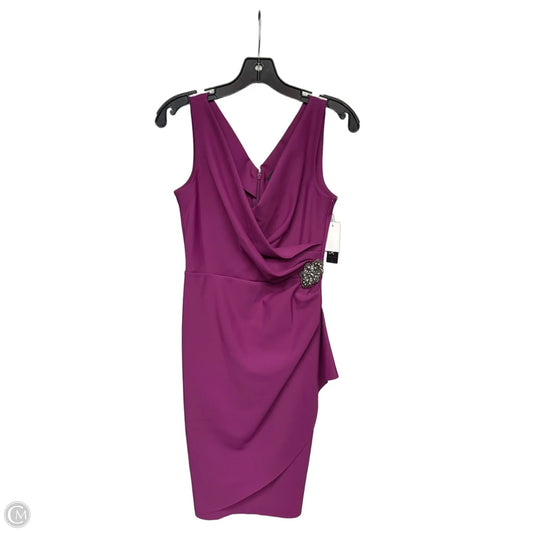 Dress Party Midi By Alex Evenings In Purple, Size: 2