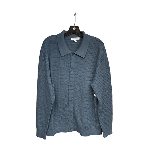 Top Long Sleeve By Banana Republic In Blue, Size: L