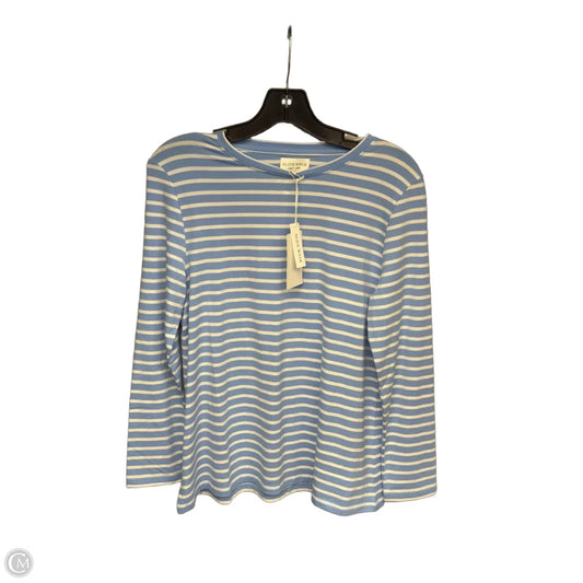 Top Long Sleeve By Cma In Blue & White, Size: S