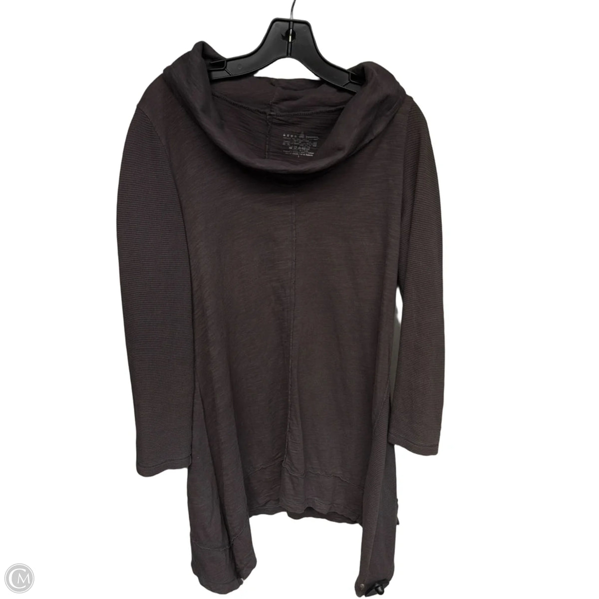 Tunic Long Sleeve By Clothes Mentor In Grey, Size: L