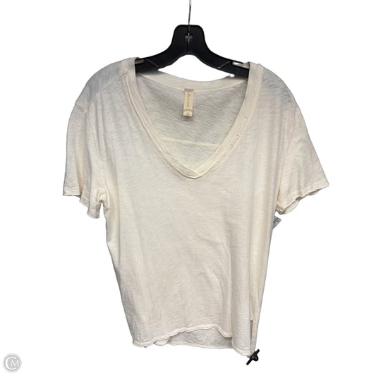 Top Short Sleeve Basic By Altard State In Cream, Size: S