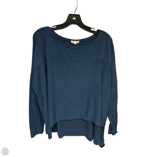 Top Long Sleeve By Eileen Fisher In Blue, Size: L