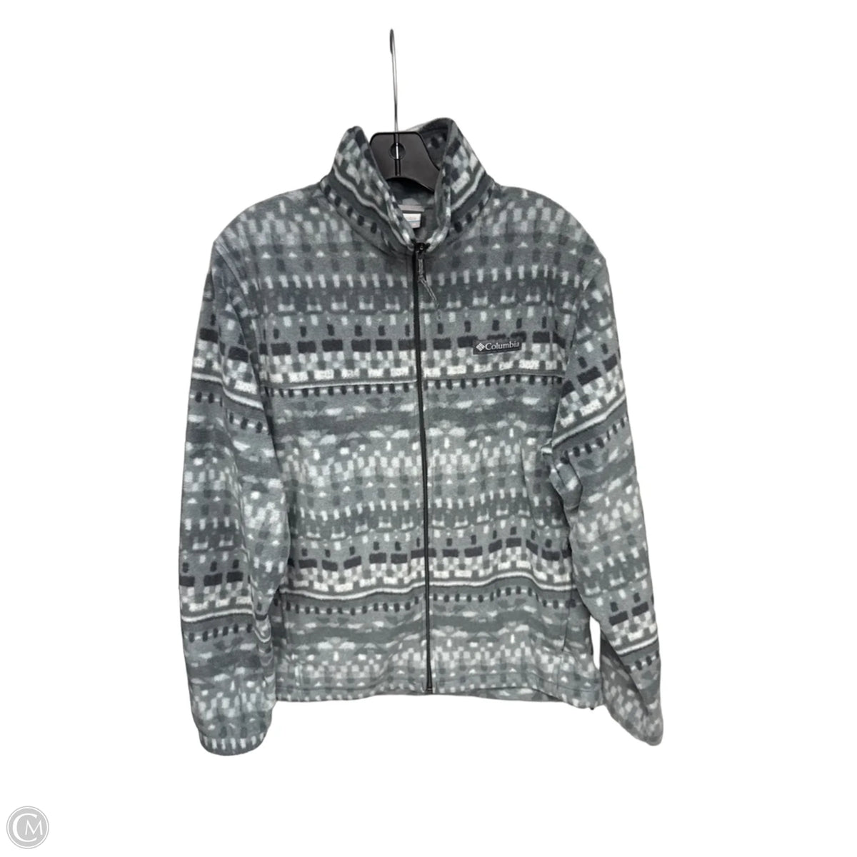 Jacket Fleece By Columbia In Grey, Size: M