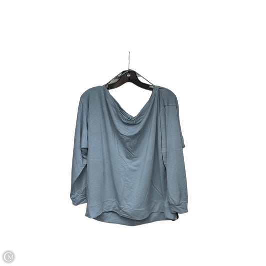 Athletic Top Long Sleeve Crewneck By Lululemon In Blue, Size: M