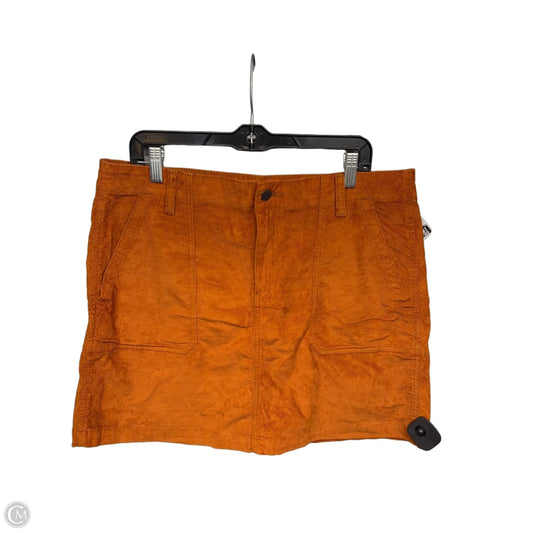 Skirt Midi By Old Navy In Orange, Size: 14
