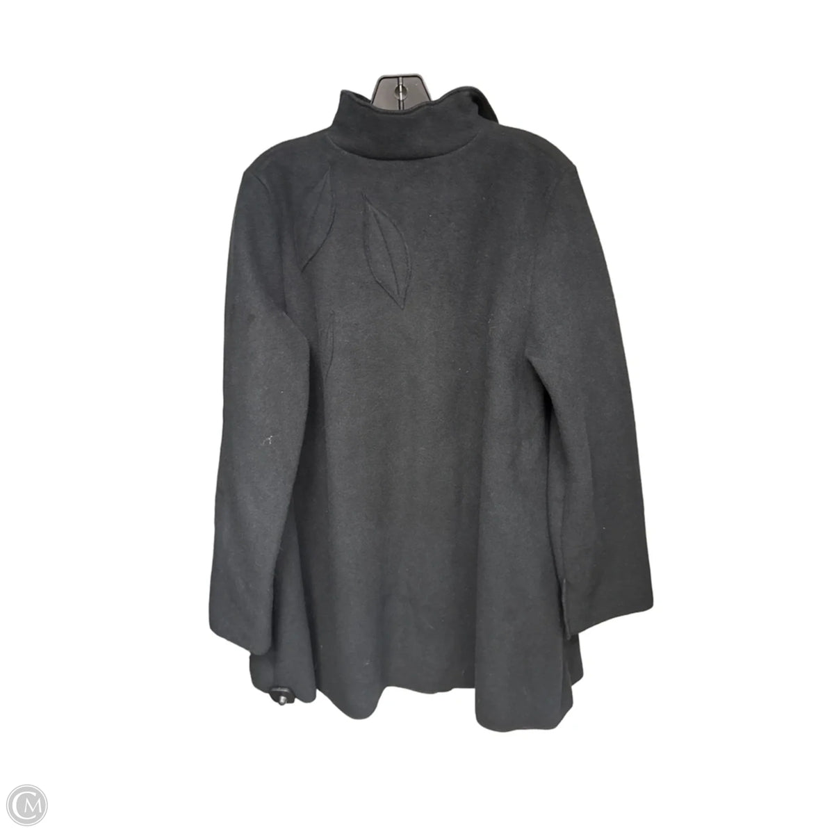 Coat Peacoat By Clothes Mentor In Black, Size: L