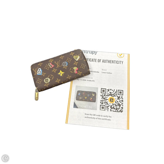 Wallet Luxury Designer By Louis Vuitton, Size: Large