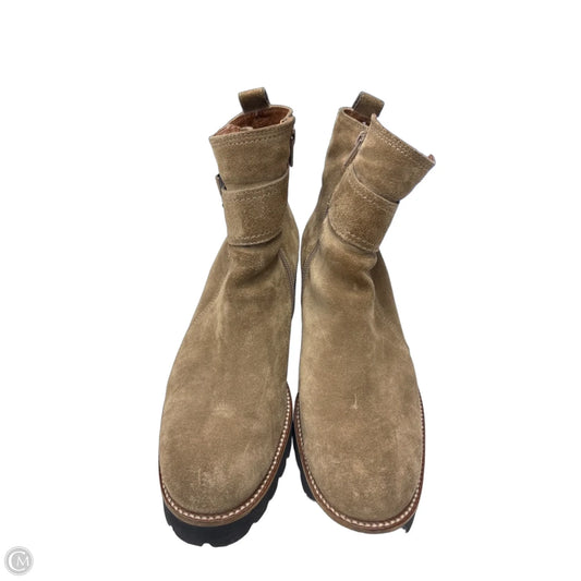 Boots Ankle Heels By Paul Green In Brown, Size: 7.5