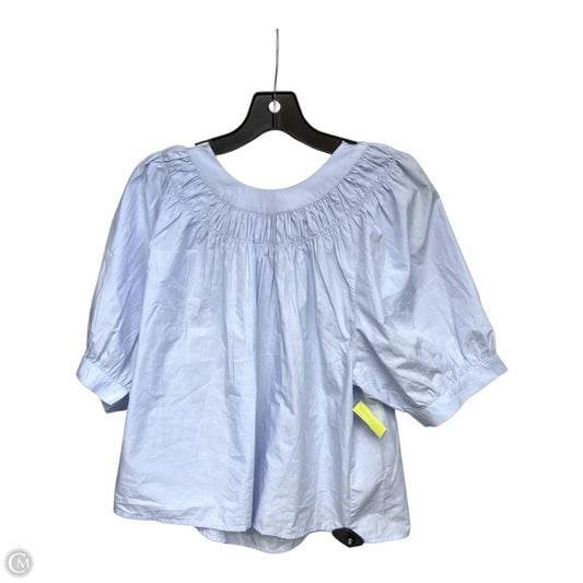 Top Short Sleeve By J. Crew In Blue, Size: L
