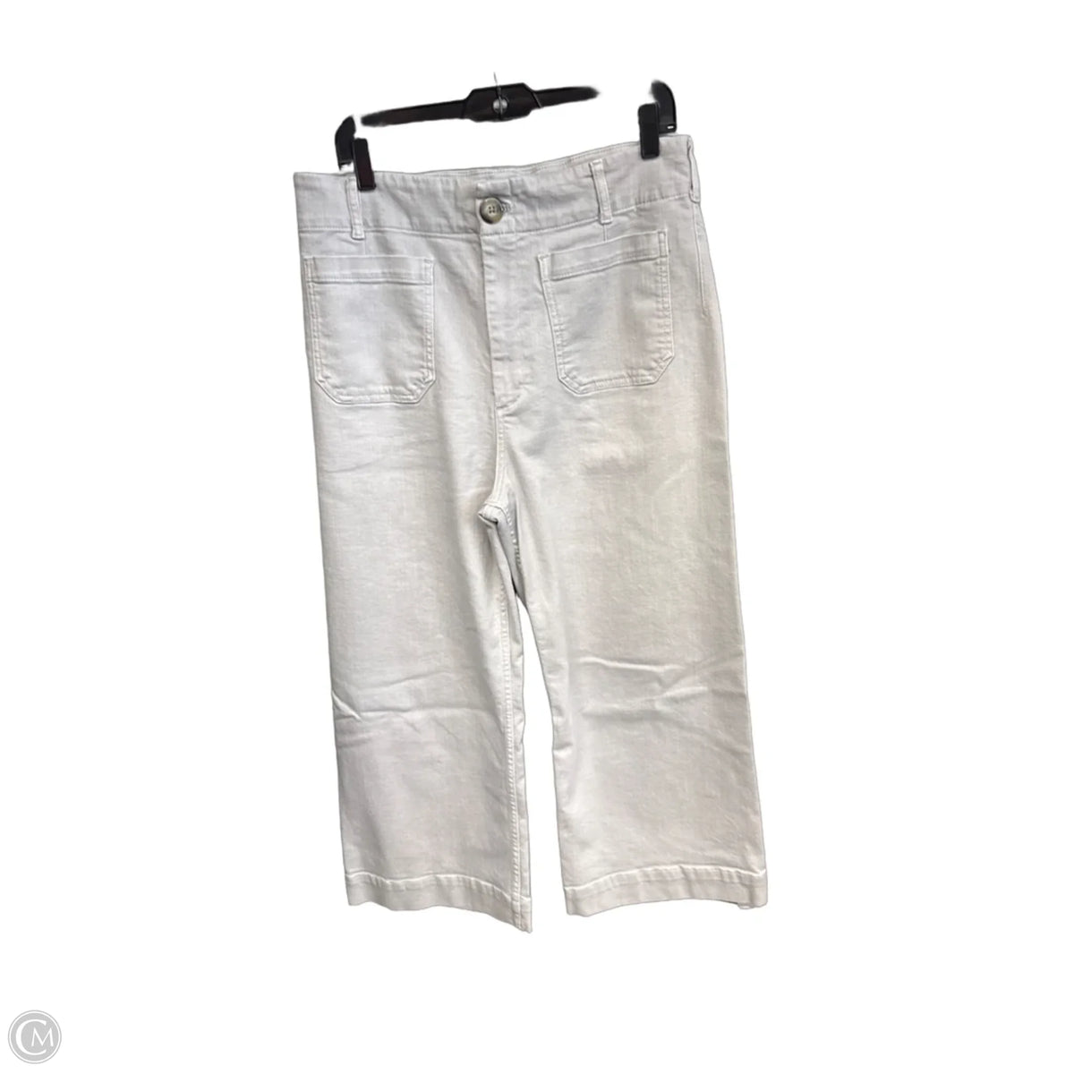 Pants Cropped By Maeve In Grey, Size: 14
