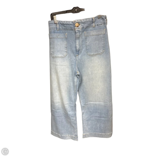Jeans Wide Leg By Maeve In Blue Denim, Size: 14
