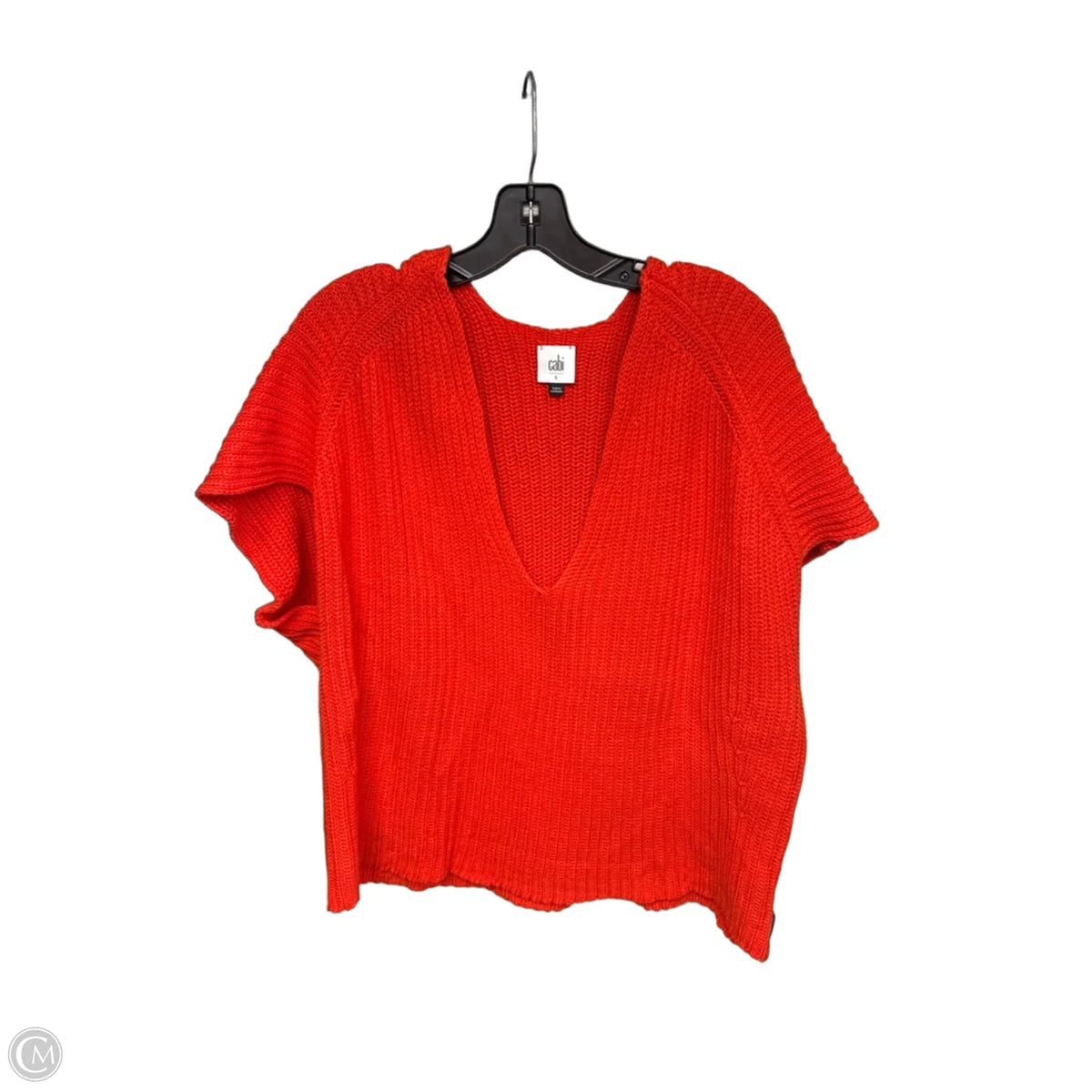 Sweater By Cabi In Orange, Size: S