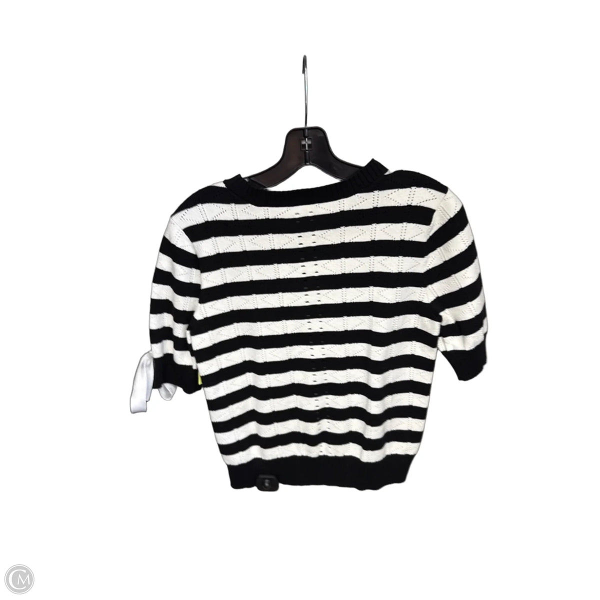 Sweater By Cabi In Black & White, Size: S