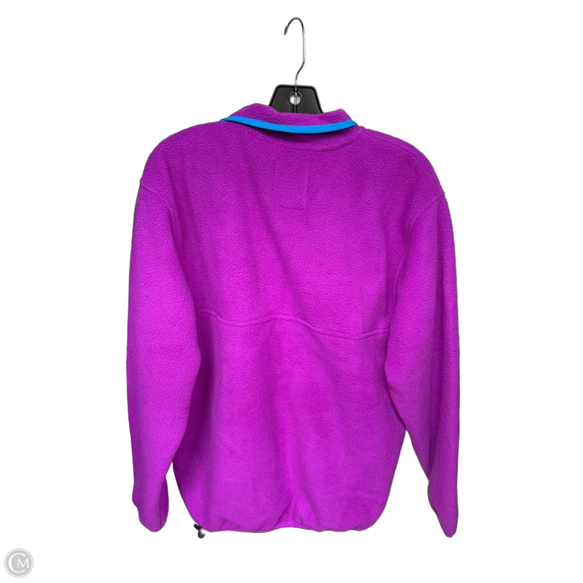 Jacket Fleece By Gap In Blue & Purple, Size: S