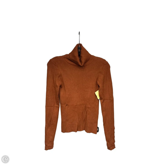 Top Long Sleeve By Mystree In Brown, Size: S