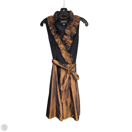 Dress Party Midi By Jessica Howard In Bronze, Size: 10