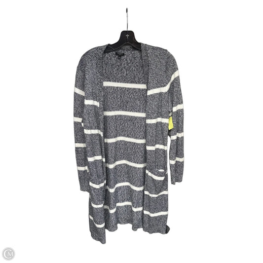 Cardigan By Talbots In Blue & White, Size: Lp