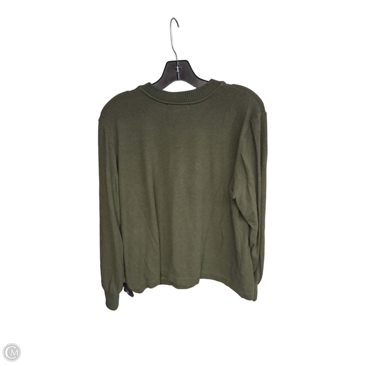 Top Long Sleeve By Loft In Green, Size: M