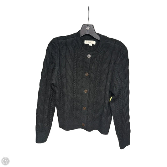Cardigan By Loft In Black, Size: L