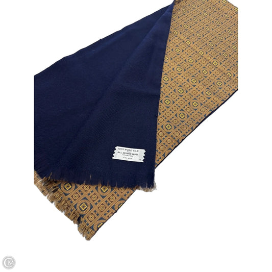 Scarf Winter By Clothes Mentor In Blue & Brown