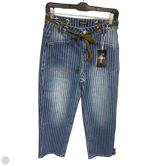 Jeans Straight By Flamingals In Striped Pattern, Size: S