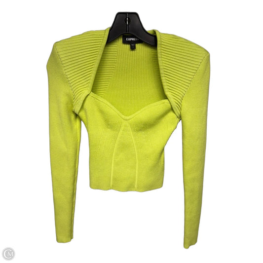 Top Long Sleeve By Express In Green, Size: S