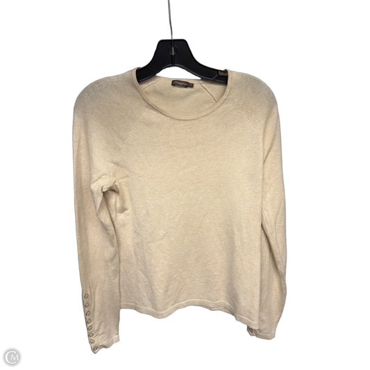 Top Long Sleeve By J Mclaughlin In Tan, Size: S