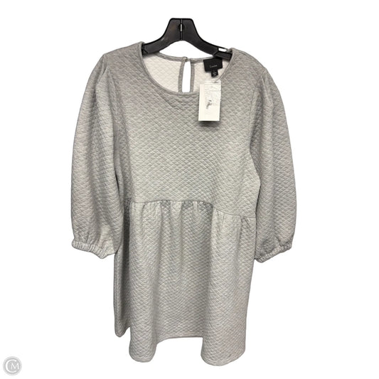 Dress Casual Midi By Lumiere In Grey, Size: L